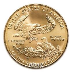 Pièce de 50 $ en or American Eagle de 1 oz (BU) Année aléatoire #A310