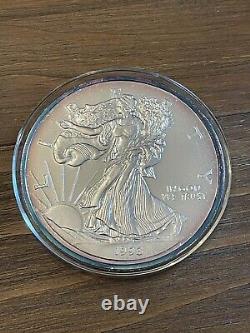 Pièce de monnaie américaine Silver Eagle Proof de 1993, 8 onces (1/2 livre) d'argent pur à .999, RARE