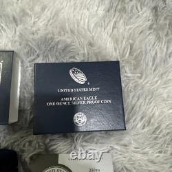 Pièce en argent de preuve d'une once American Eagle pour le 250e anniversaire de l'Armée des États-Unis