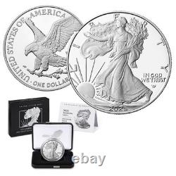 Pièce en argent de preuve d'une once avec aigle américain pour le 250e anniversaire de l'Armée américaine