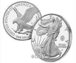 Pièce en argent preuve d'une once American Eagle pour le 250e anniversaire de l'Armée des États-Unis