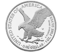 Pièce en argent preuve d'une once American Eagle pour le 250e anniversaire de l'Armée des États-Unis