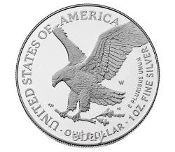 Pièce en argent proof American Eagle 1 oz 2025 gravée au laser Monnaie américaine 25EALE ASE
