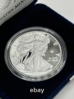 Pièce en argent proof américaine Eagle 1 OZ - 75e anniversaire de la fin de la Seconde Guerre mondiale