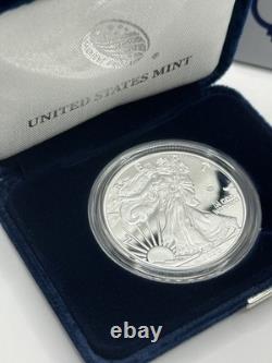 Pièce en argent proof américaine Eagle 1 OZ - 75e anniversaire de la fin de la Seconde Guerre mondiale