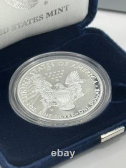 Pièce en argent proof américaine Eagle 1 OZ - 75e anniversaire de la fin de la Seconde Guerre mondiale
