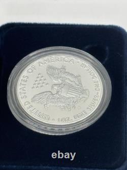 Pièce en argent proof américaine Eagle 1 OZ - 75e anniversaire de la fin de la Seconde Guerre mondiale