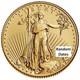 Pièce En Or Eagle Américain 1/10 Oz Année Aléatoire (bu) Pièce D'or De 5 $ #a618