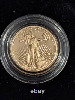 Pièce en or proof de l'Aigle américain 2024 d'un dixième d'once 5 $