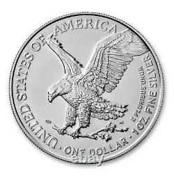Presale Lot De 20 2021 $1 Type 2 American Silver Eagle 1oz Brillant Uncircu