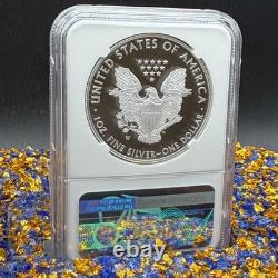 Preuve 2018 W 1 $ Silver Eagle PF70UC Premier jour Fun Show Rare 1 sur 433 Mint