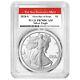 Preuve 2024-s De L'aigle En Argent Américain $1 Pcgs Pr70dcam Fdoi Étiquette De San Francisco