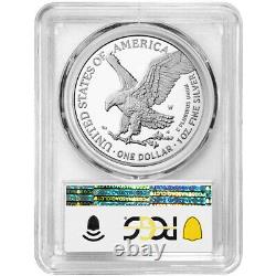 Prévente 2022-w Proof $1 American Silver Eagle Pcgs Pr70dcam Fdoi Flag Label