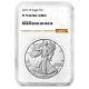 Prévente 2023-w Proof $1 American Silver Eagle Ngc Pf70uc Brown Label