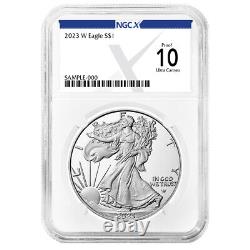 Prévente 2023-w Proof $1 American Silver Eagle Ngcx Pf10uc X Label