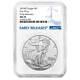 Prévente 2024 (p) $1 Aigle D'argent Américain Avec Poinçon D'étoile Ngc Ms70 Er Étiquette Bleue