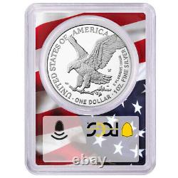 Prévente 2024-W Preuve 1 $ Aigle d'argent américain PCGS PR70DCAM FDOI Trump 45e Pr