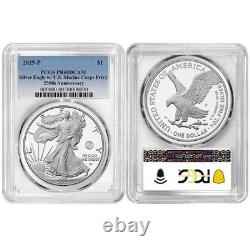 Prévente 2025-P Preuve $1 American Silver Eagle Marine Corps Privy PCGS