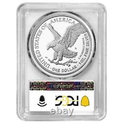 Prévente 2025-S 1 $ 1 oz Épreuve American Silver Eagle PCGS PR70DCAM FDOI San