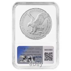 Prévente 2025-W 1 $ 1 oz Aigle en Argent Américain Poli NGC MS69 ER Étiquette Bleue