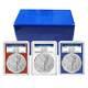 Prévente 2025 (w) 1 $ American Silver Eagle Ensemble De 3 Pièces Pcgs Ms70 Fs West Point L