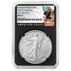 Prévente 2025-w Bruni $1 American Silver Eagle Ngc Ms70 Er Étiquette Noire R
