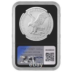 Prévente 2026 (W) 1 $ American Silver Eagle NGC MS70 ER Étiquette ALS Noyau Rétro