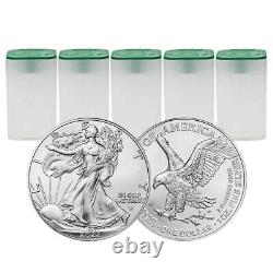 Prévente Lot De 100 2022 $1 American Silver Eagle 1 Oz Bu