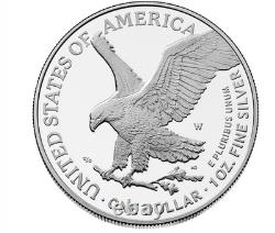 Prévente de la pièce en argent de preuve d'une once American Eagle de l'Armée américaine à l'occasion du 250e anniversaire