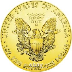RARE pièce de 1 $ Liberty American Silver Eagle 2020 COVID CORONAVIRUS OUTBREAK de 199 pièces <br/>