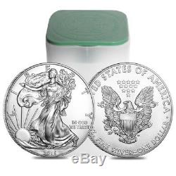 Rouleau De Menthe 2015 De 20 1 Troy Oz. 999 Pièces De Monnaie American Eagle En Argent Fin De 1 Bu