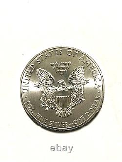 Rouleau de 20 Dollars en Argent American Eagle de 2013, non circulés BU Lot 48