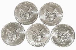 Rouleau original de la Monnaie américaine UNC 2011 American Silver Eagle Dollar de 20 pièces en argent ASE
