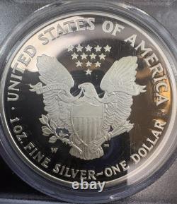 Silver Eagle 2006-W en argent, Belle Épreuve, PCGS PR70DCAM, magnifique patine
