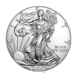 Silver Eagle - Pièce De Monnaie - 1 Oz - Lot De 100 Dates Aléatoires Dans Des Tubes À La Menthe