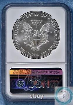 Trois pièces d'argent Eagle 2021 de 1 once MS70 NGC T-1, sortie d'urgence de la Monnaie de Philadelphie