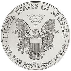 Tube De 20 Unités American Silver Eagle 2016 De 1 Pièce Avec Pièce De Monnaie Américaine