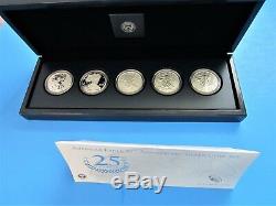 U. S. Mint American Eagle Ensemble De Pièces D'argent Du 25e Anniversaire 2011