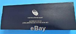 U. S. Mint American Eagle Ensemble De Pièces D'argent Du 25e Anniversaire 2011