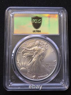Ultra Breaks Privy Power 2024 Silver Eagle Star ? Privy MS70 Étiquette Or 1 de 150