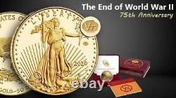 Us Mint 2020 Fin De La Seconde Guerre Mondiale 75e Anniversaire American Eagle Gold Proof Coin
