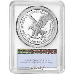 Vente anticipée 2025-W Preuve $1 Aigle d'Argent Américain PCGS PR70DCAM FS Étiquette Drapeau W
